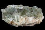 Green Cubic Fluorite Crystal Cluster - Morocco #180263-1